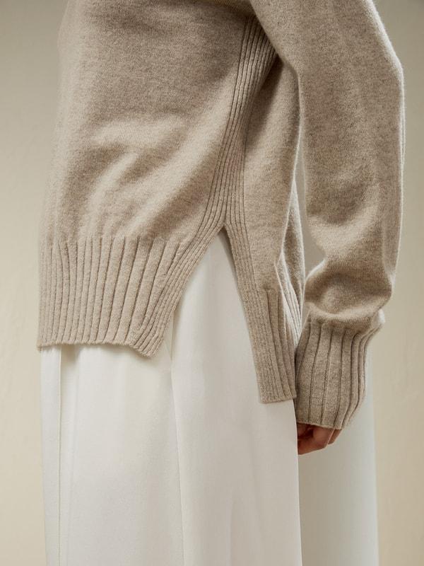 Crew Neck Cashmere Sweater Product Image