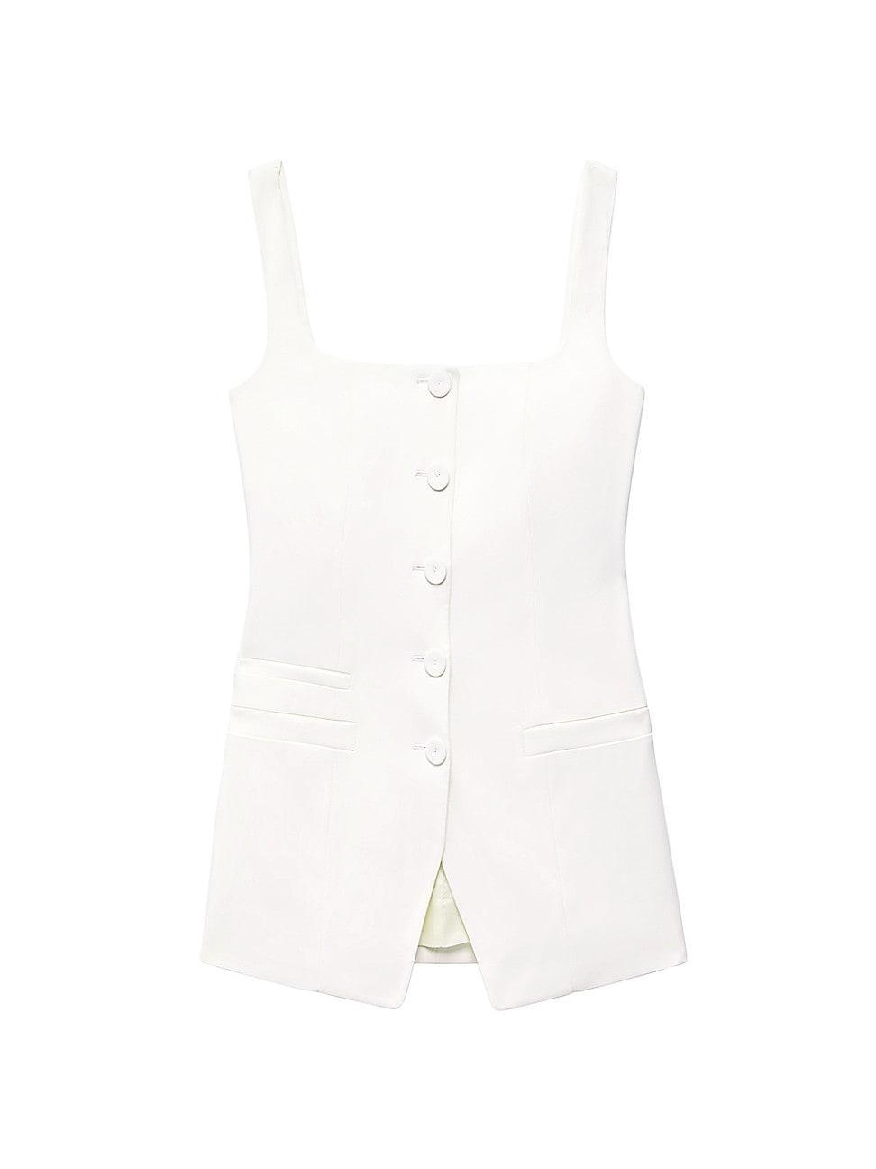 Womens Sleeveless Square-Neck Top Product Image