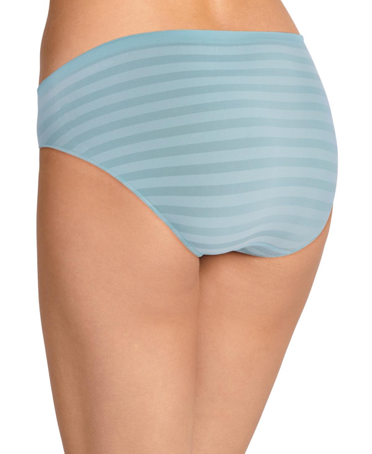 Womens Jockey Comfies Matte & Shine Seamless Hi-Cut Panty 1306 Product Image