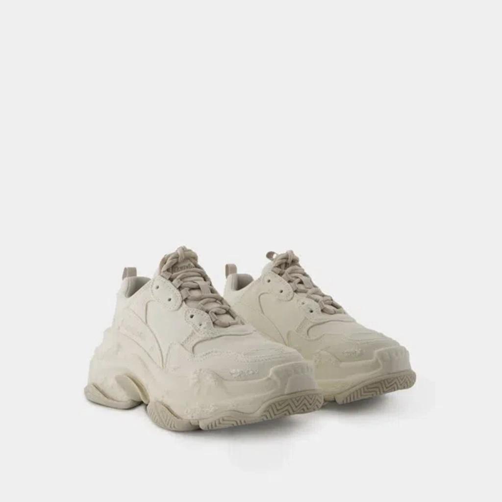 BALENCIAGA Triple S Sneakers -  - Synthetic - Beige Product Image