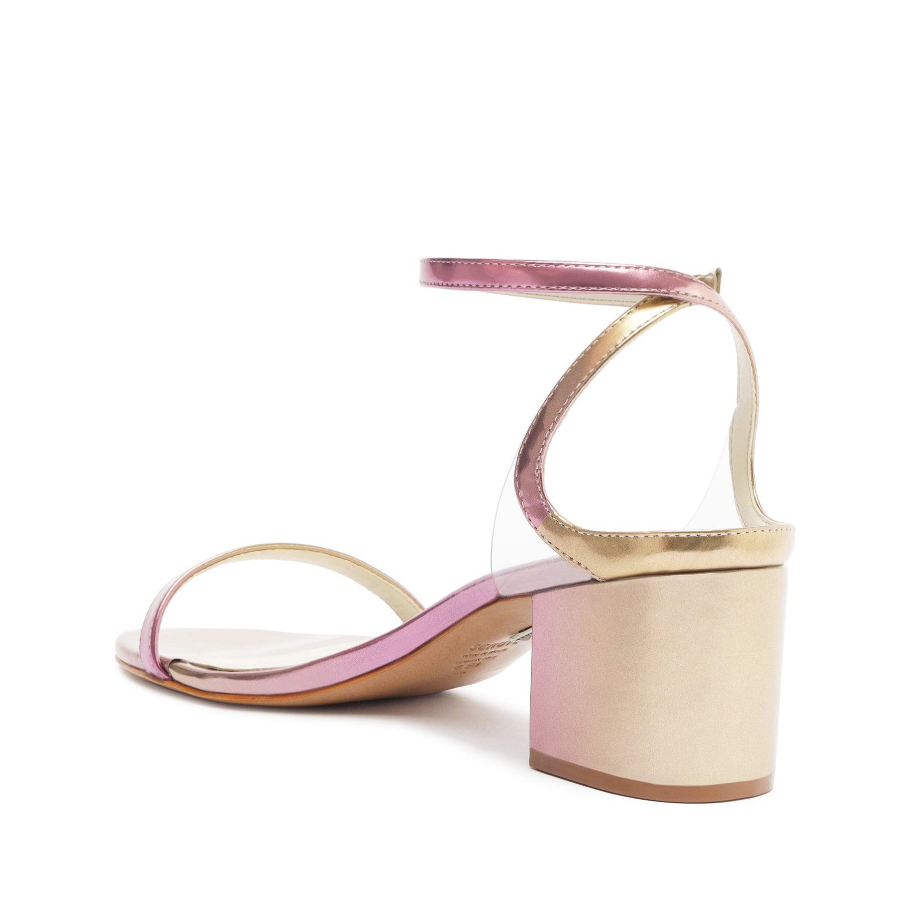 Skye Mid Block Specchio Leather Sandal Product Image