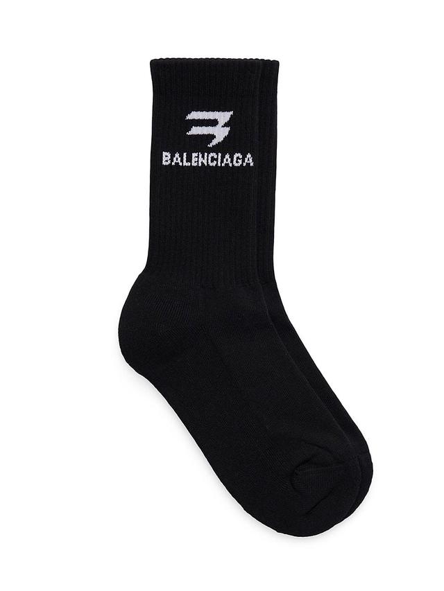 Mens Sporty B Tennis Socks Product Image