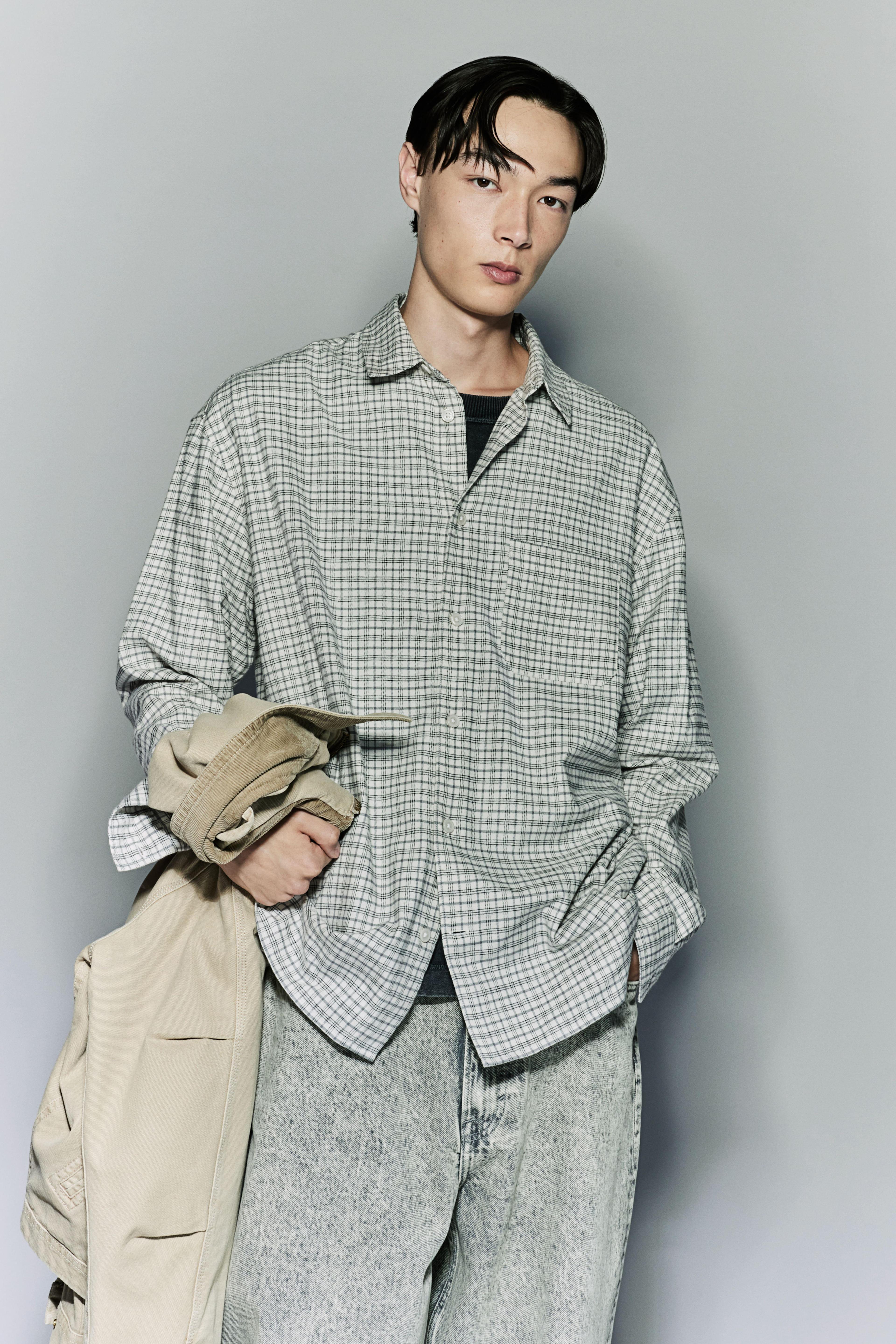 Loose Fit Flannel shirt Product Image