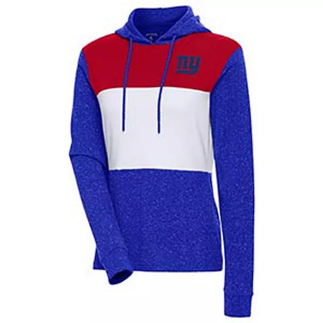 Womens Antigua Royal New York Giants Wicket Pullover Hoodie Product Image