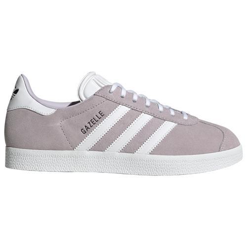 adidas Womens Originals Gazelle - Tennis Shoes Silver Dawn/Core Black/White Product Image