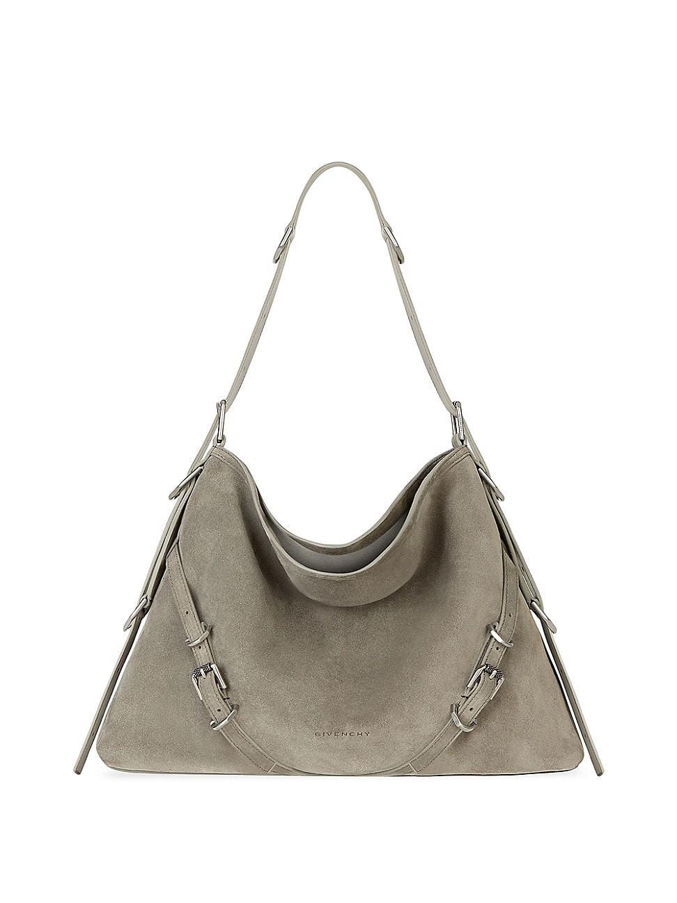 Womens Medium Voyou Bag in Suede Product Image