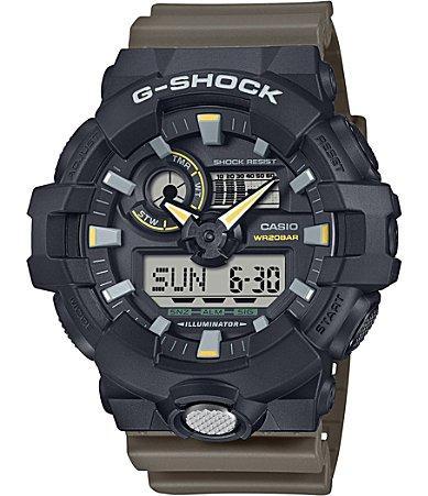 G-Shock Mens Ana-Digi Green Resin Strap Watch Product Image