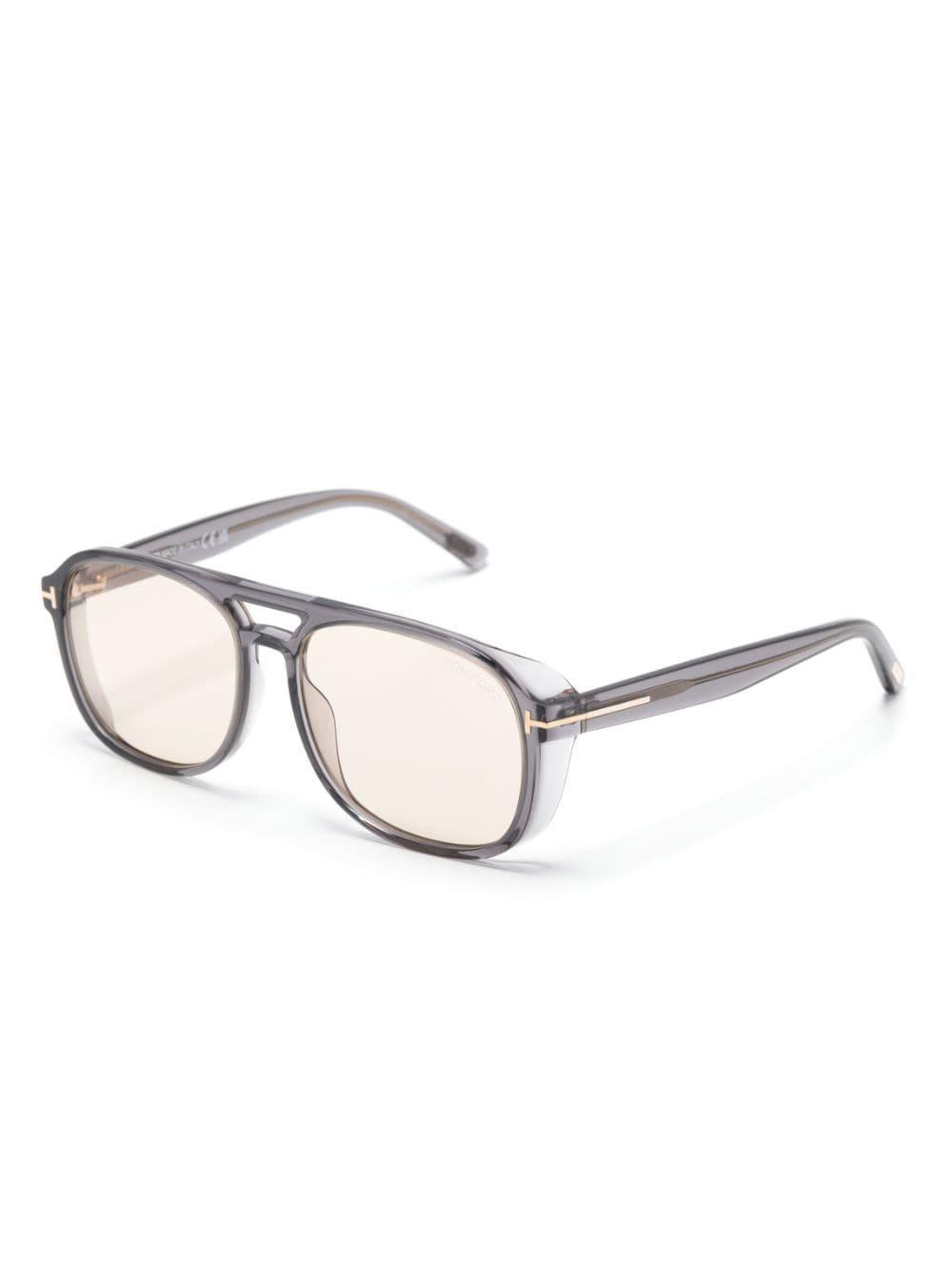 Pilot-frame Sunglasses In Grey Product Image