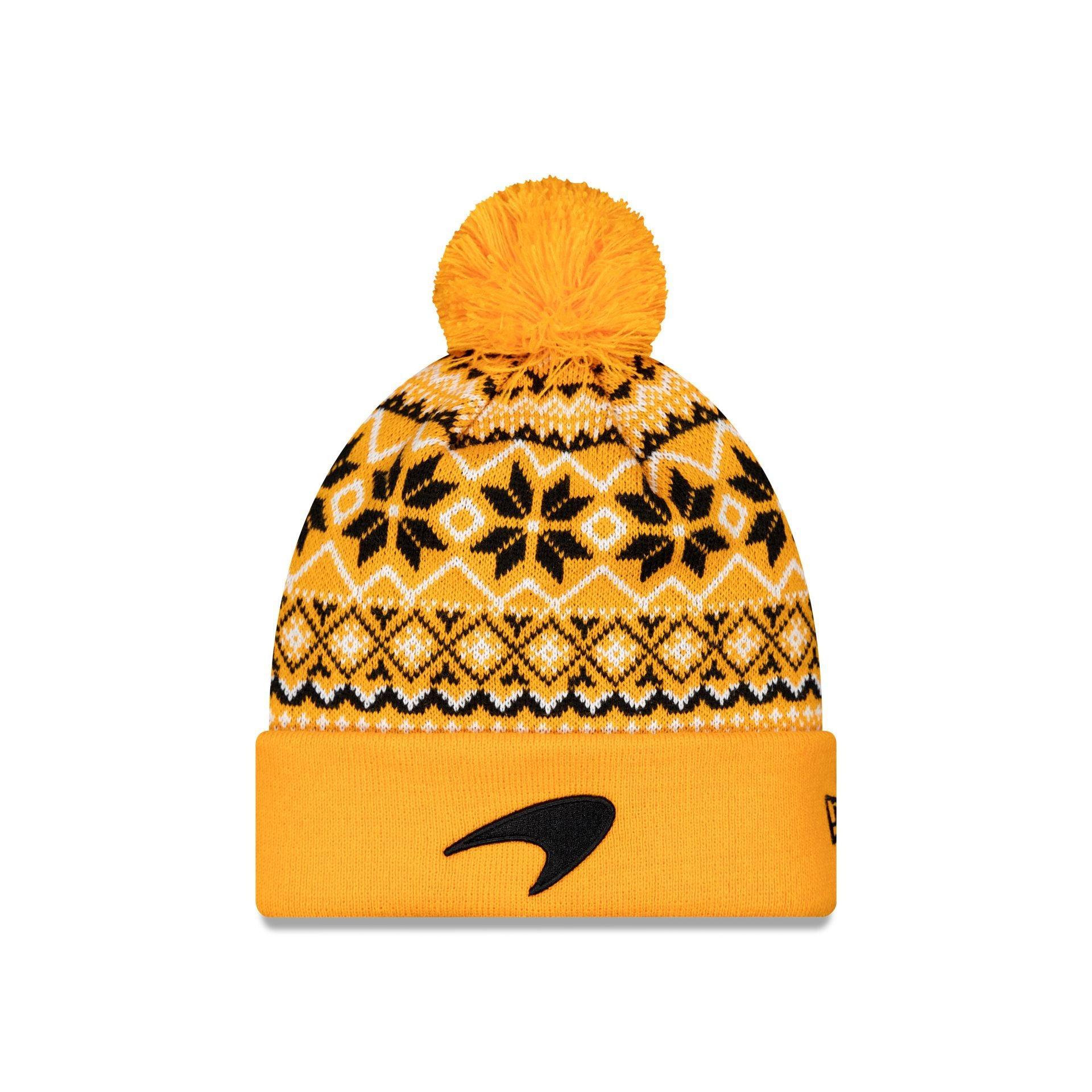 McLaren Formula 1 Team Papaya Pom Knit Hat Male Product Image