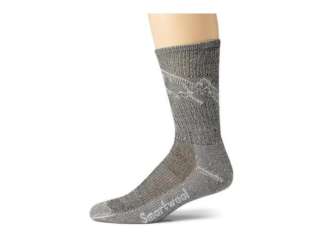 Smartwool Hike Classic Edition Light Cushion Mountain Pattern Crew Men's Crew Cut Socks Shoes Product Image