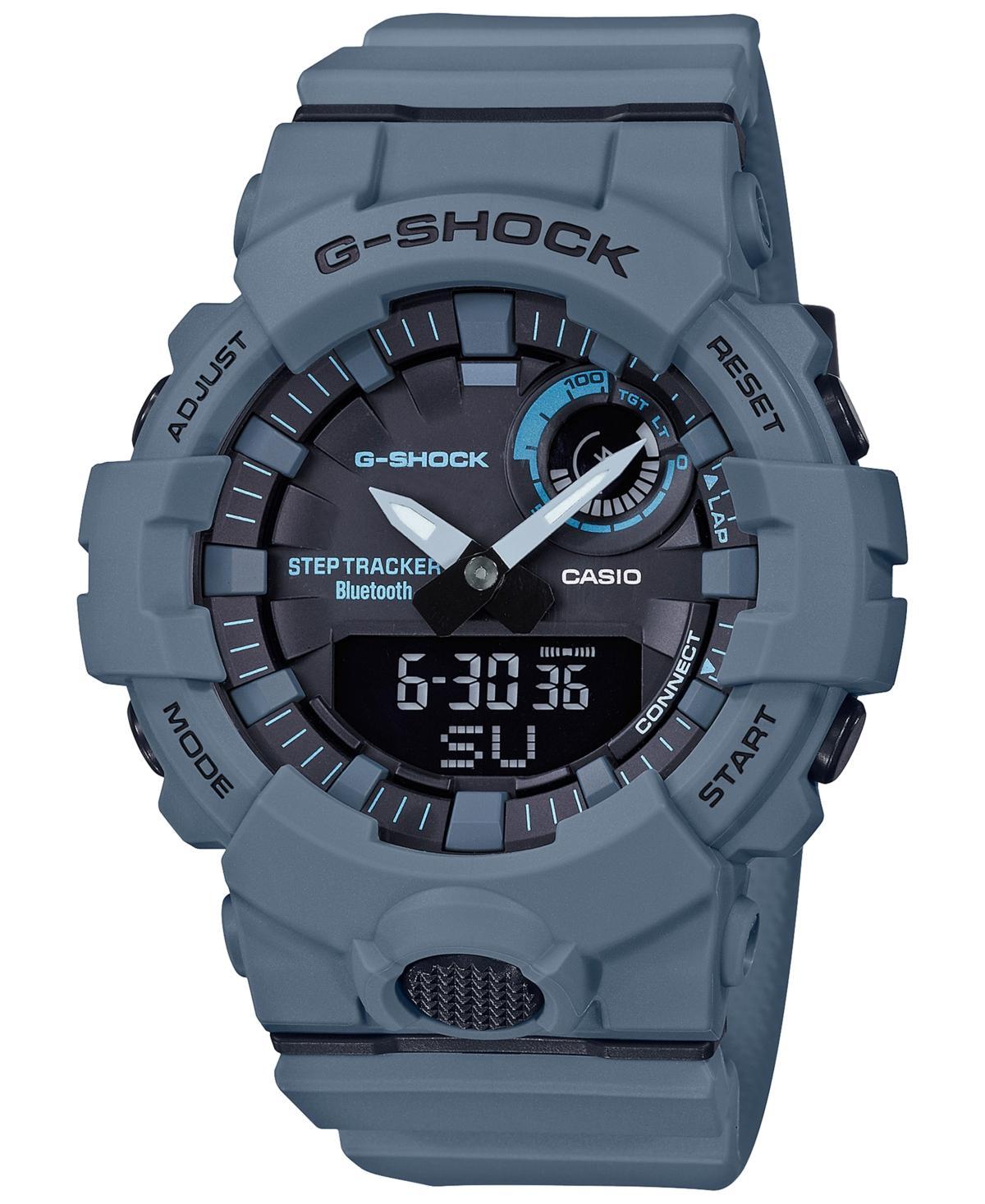 G-Shock Mens Analog Digital Step Tracker Gray-Blue Resin Strap Watch 48.6mm - Blue Product Image