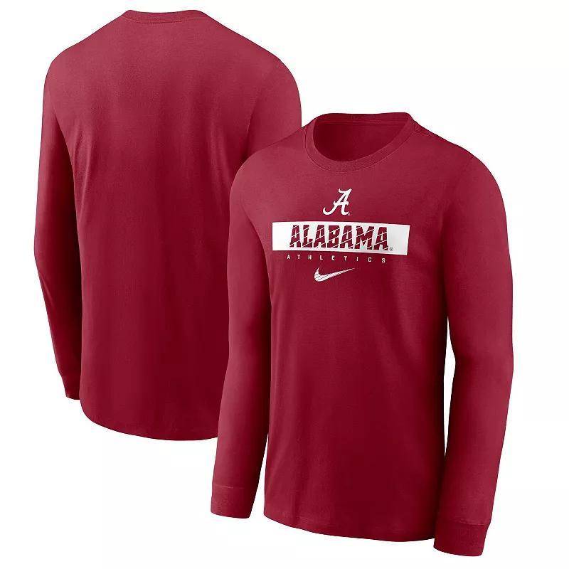 Mens Nike Crimson Alabama Crimson Tide 2024 Sideline Legend Performance Long Sleeve T-Shirt Product Image