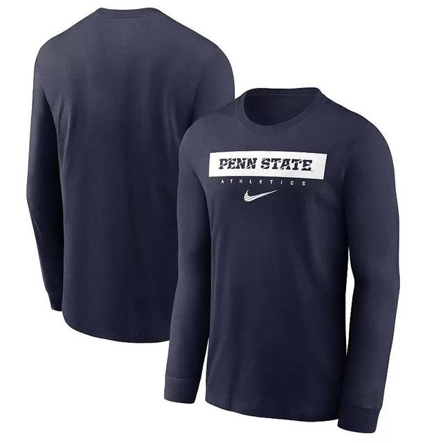 Mens Nike Penn State Nittany Lions 2024 Sideline Legend Performance Long Sleeve T-Shirt Blue Product Image