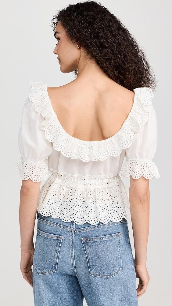 RIXO Elna Top | Shopbop Product Image