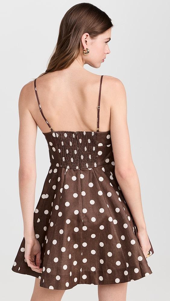 Zimmermann Acacia Fit and Flare Mini Dress | Shopbop Product Image