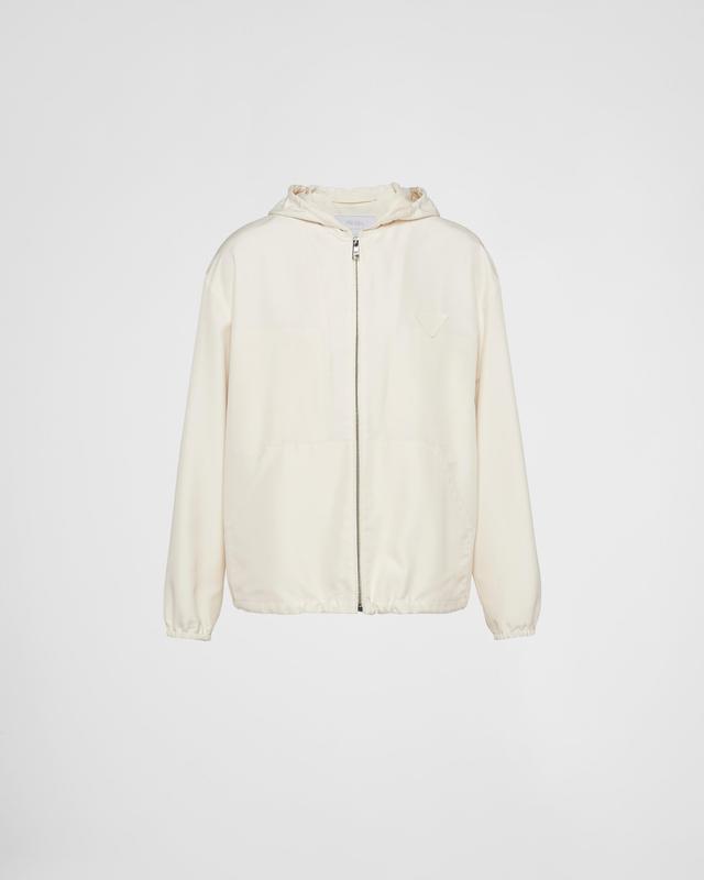 Silk hoodie jacket Product Image