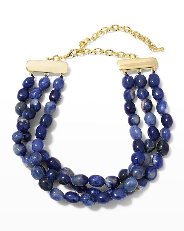 Nora Choker Necklace, Blue Product Image