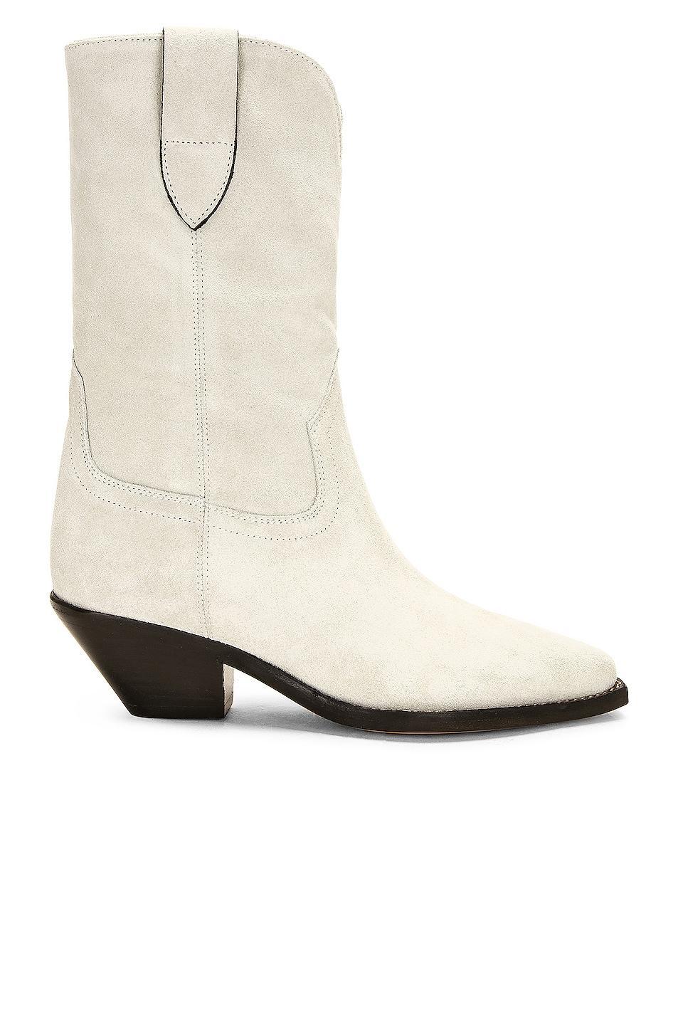 Women's Dahope Leather Western Boots - Tan - FR 40 - Moda Operandi Product Image