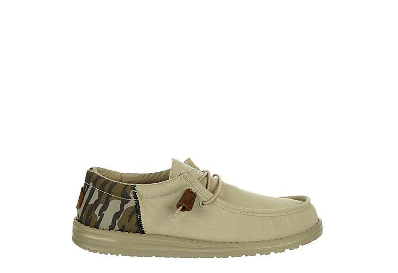 HEYDUDE Mens Wally - Shoes Beige/Brown Product Image