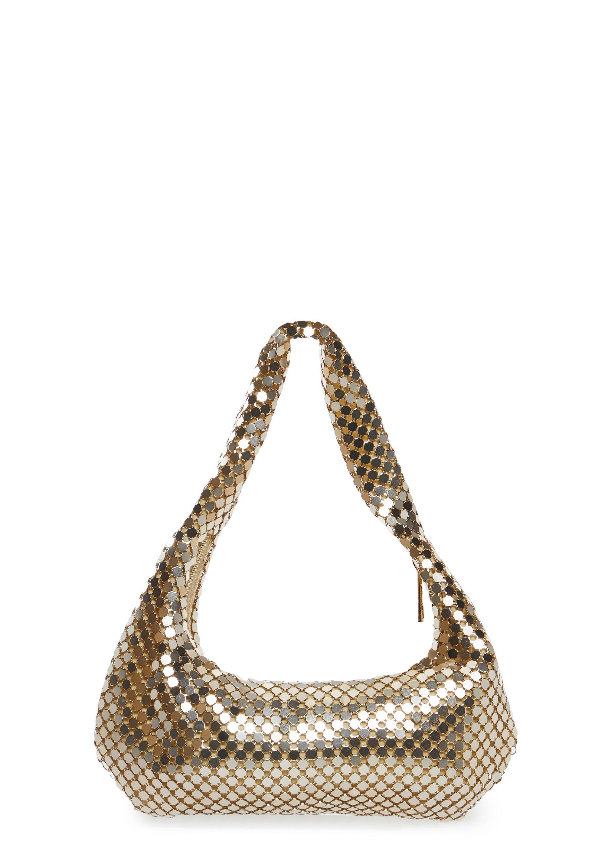 Metallic Shoulder Bag - Gold Product Image