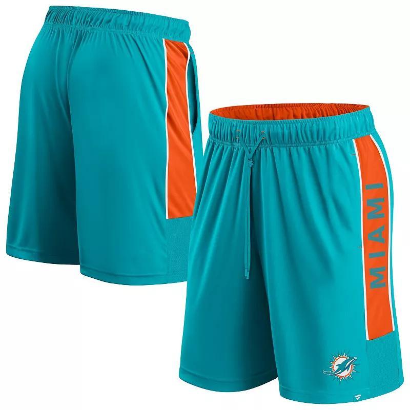 Mens Fanatics Branded Aqua Miami Dolphins Win The Match Shorts Turquoise A Product Image