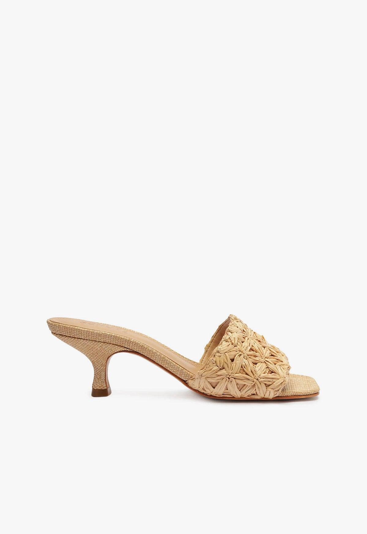 Dethalia Straw Raffia Sandal Female Product Image