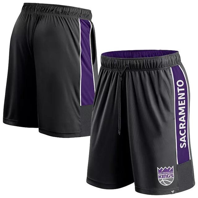 Mens Fanatics Branded Black Sacramento Kings Game Winner Defender Shorts Product Image