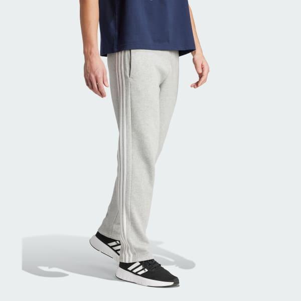 Essentials 3-Stripes Open Hem Fleece Pants Product Image