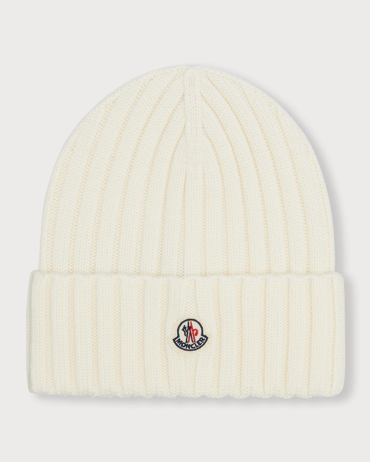 Ribbed Wool Beanie w/ Logo product image