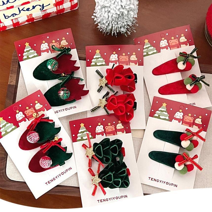 Set of 2: Christmas Hair Clip Product Image