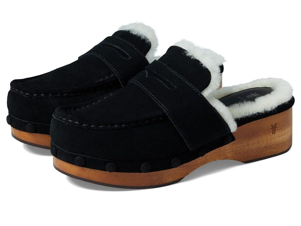 Frye Melody Genuine Shearling Lined Platform Clog Product Image