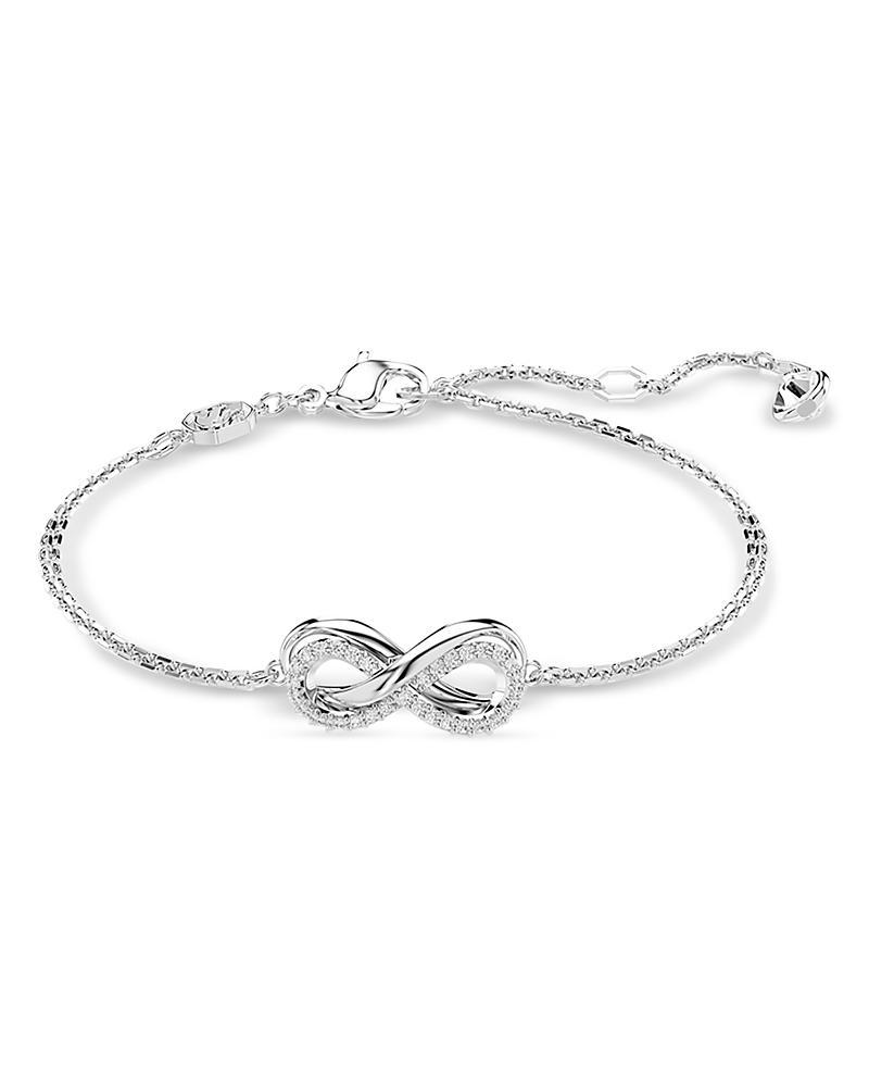 Womens Hyperbola Crystal Infinity Bracelet Product Image