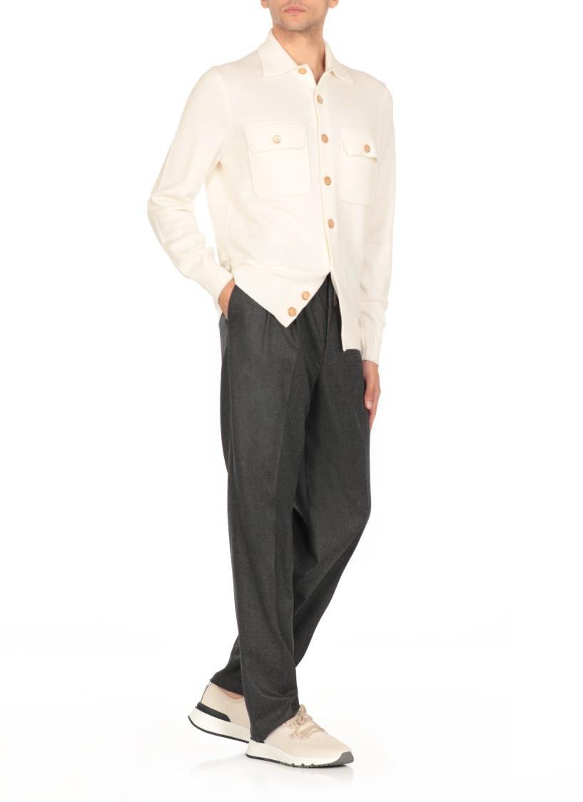 BRUNELLO CUCINELLI Trousers In Grey Product Image