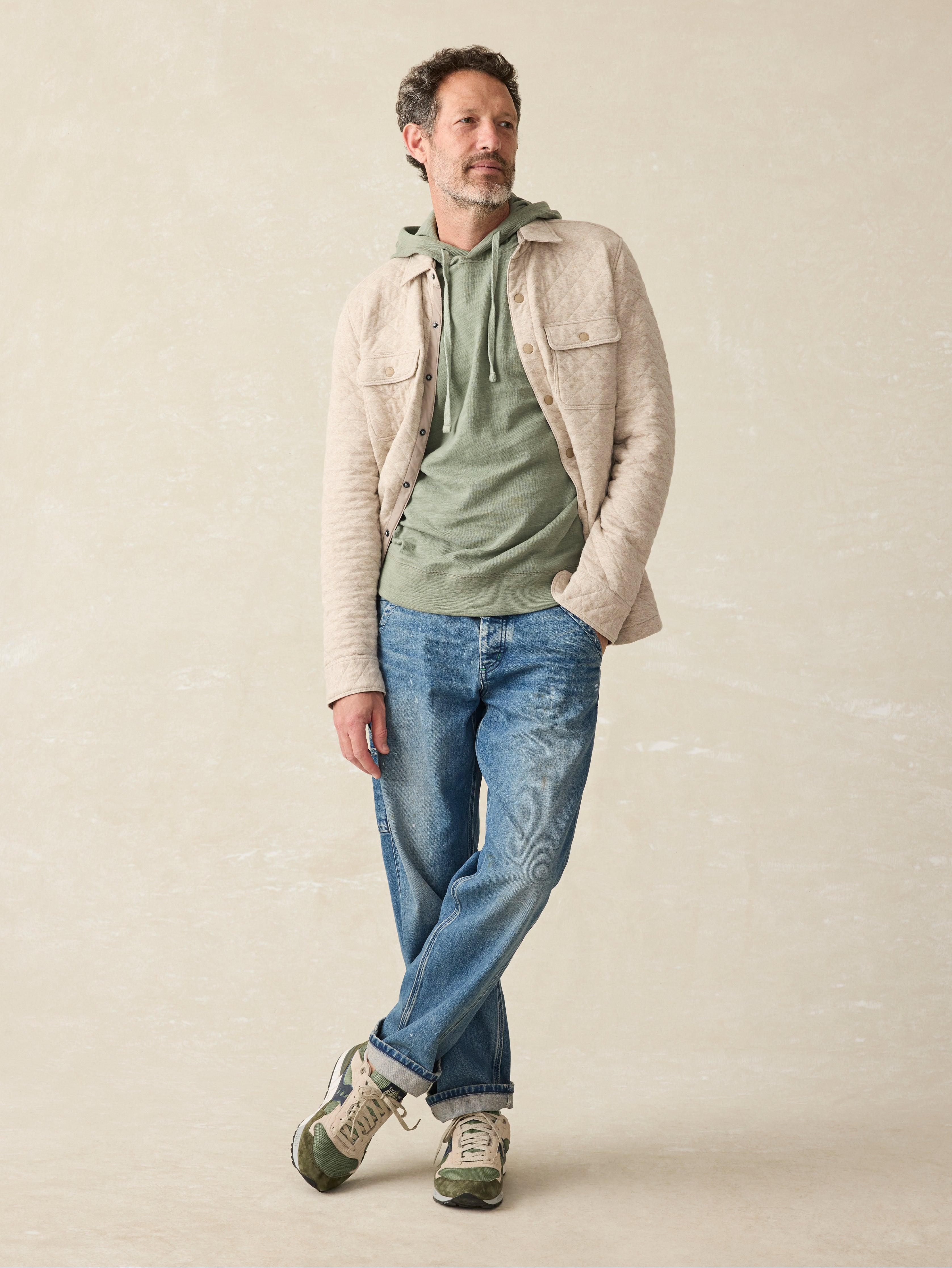 Sunwashed Slub Hoodie (Tall) - Clover Creek Male product image