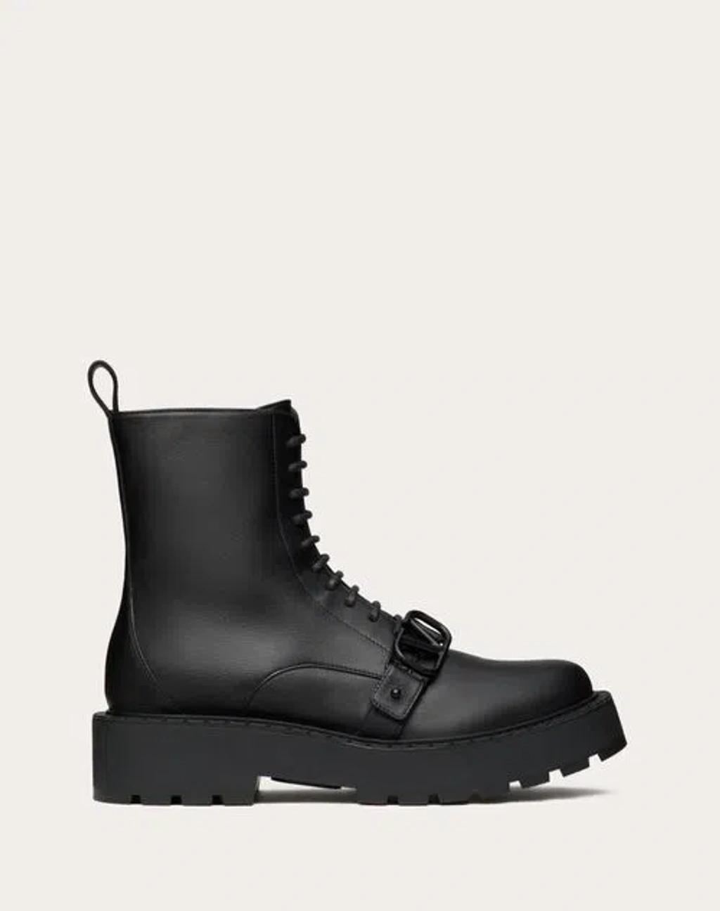 VALENTINO GARAVANI Vlogo Signature Strap Ankle Boots Product Image