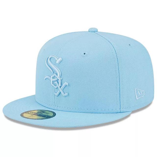 Mens New Era Light Blue Chicago White Sox 2023 Spring Color Basic 59FIFTY Fitted Hat Product Image