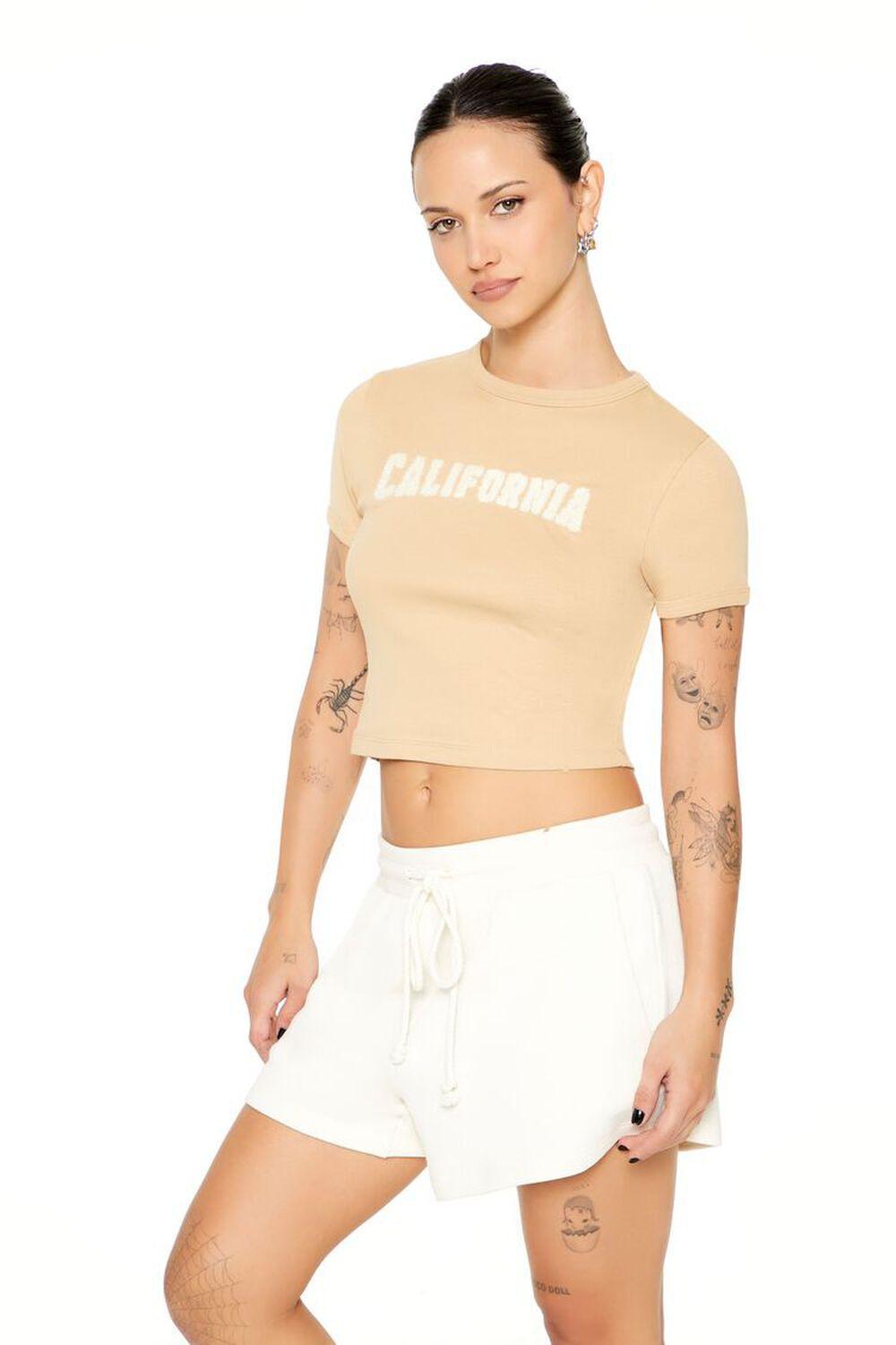 Cropped California Graphic Tee | Forever 21 Product Image