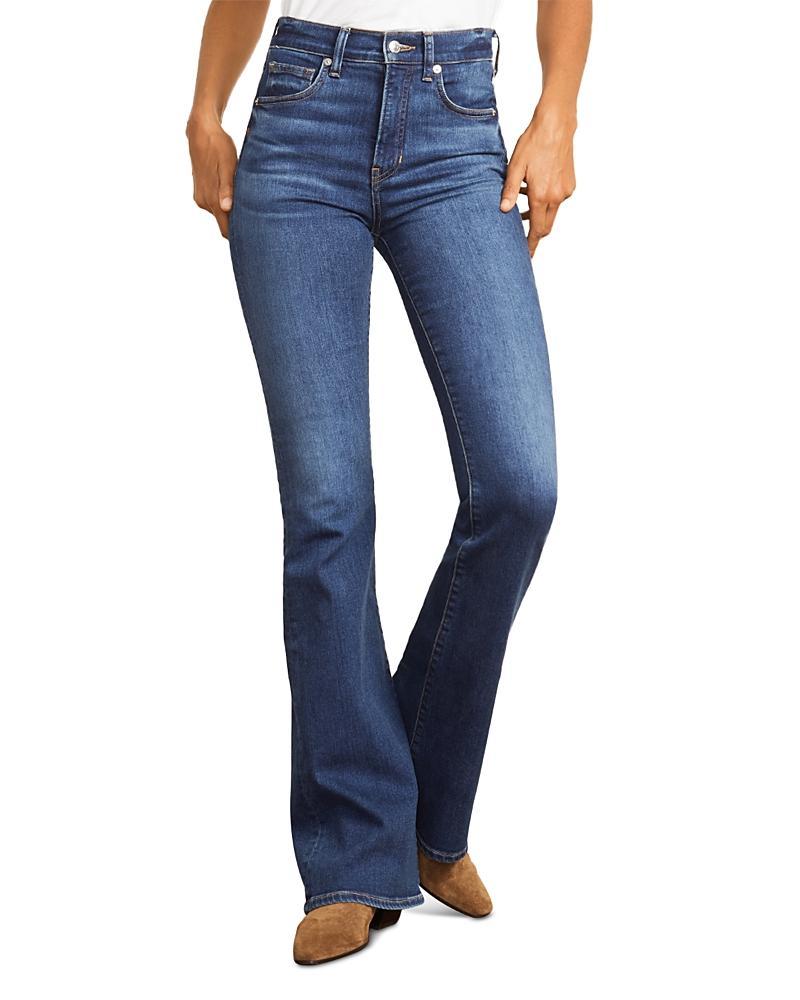 Veronica Beard Beverly High Waist Skinny Flare Jeans Product Image