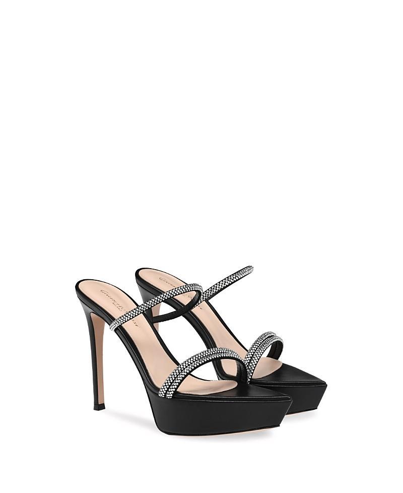 Gianvito Rossi Womens Cannes Platform Mules Product Image