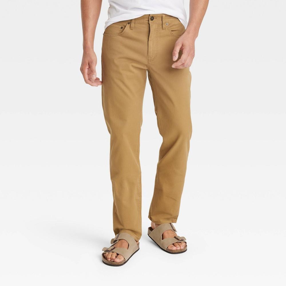 Mens Slim Five Pocket Pants - Goodfellow & Co Brown 36x34 Product Image