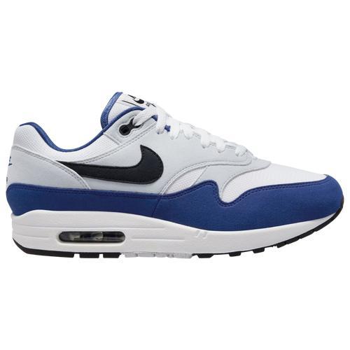 Nike Mens Air Max 1 - Shoes White/Red/Black Product Image