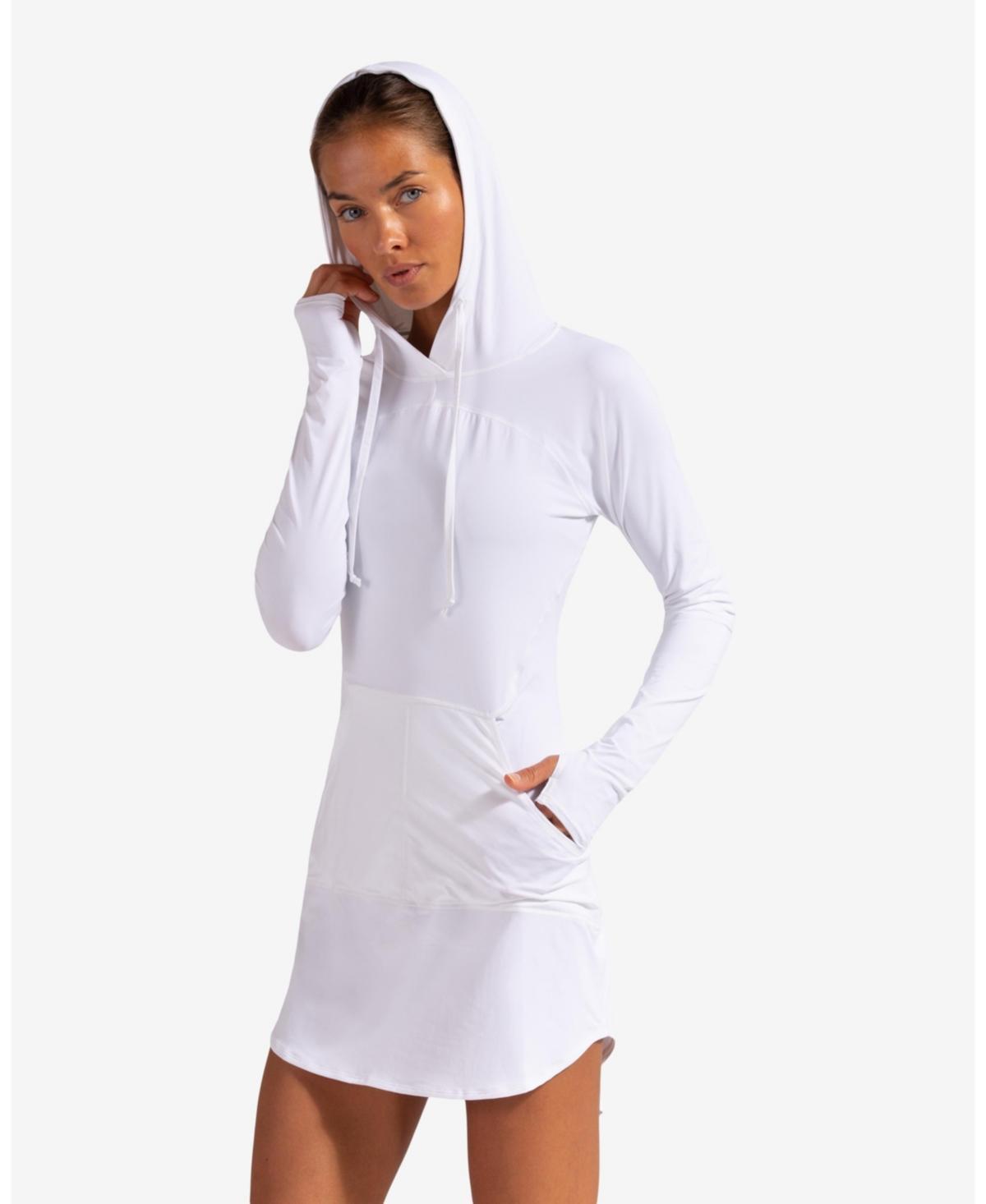 Womens Upf 50+ Sun Protection Hoodie Dress Product Image