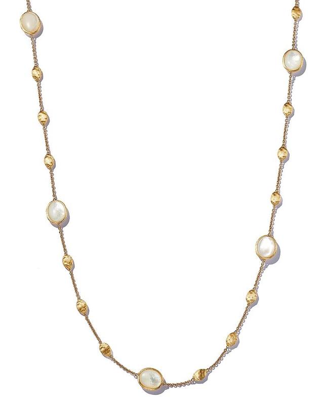 Womens Siviglia 18K Yellow Gold & Mother-Of-Pearl Long Station Necklace Product Image