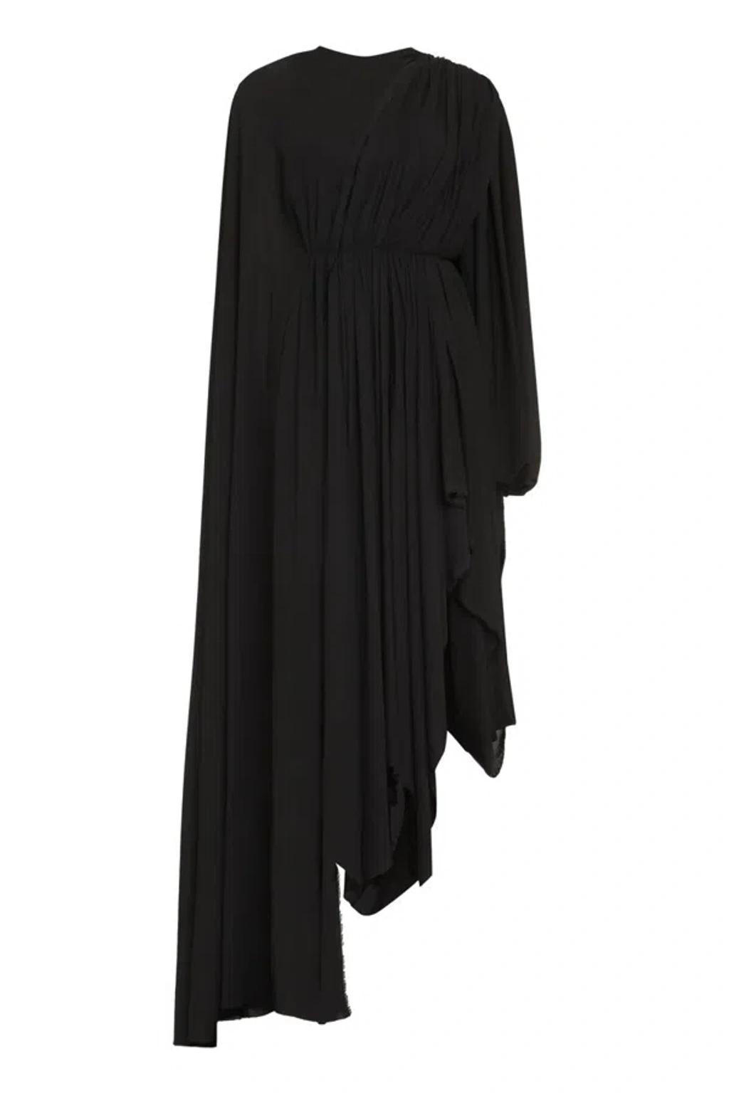 BALENCIAGA All In Crepe Dress In Black Product Image