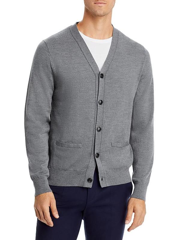 The Mens Store at Bloomingdales Merino Wool V Neck Cardigan Product Image