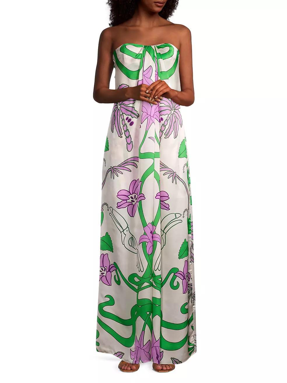 Bardot Maxi Silk Dress Product Image