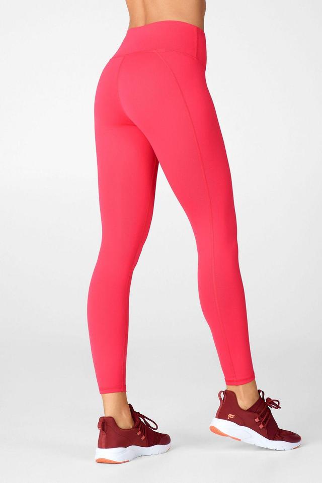 Fabletics Define High-Waisted 7/8 Legging Womens red plus Size 4X Product Image