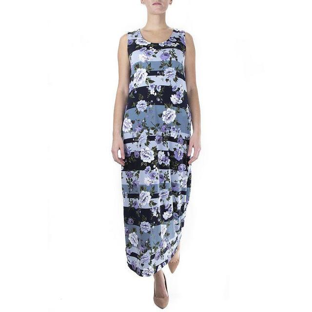 Womens Nina Leonard Print Maxi Dress Product Image