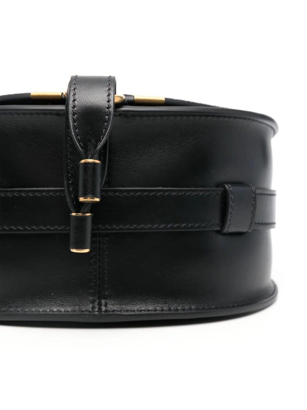 Small Saddle Cross Body Bag In Black Product Image