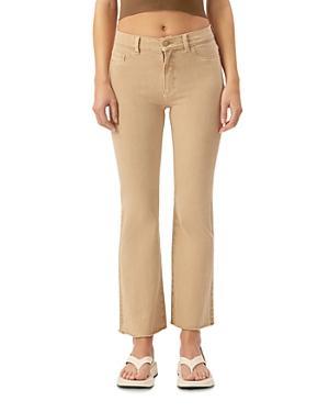 DL1961 Bridget Instasculpt Raw Hem Ankle Bootcut Jeans in Sand at Nordstrom, Size 31 Product Image